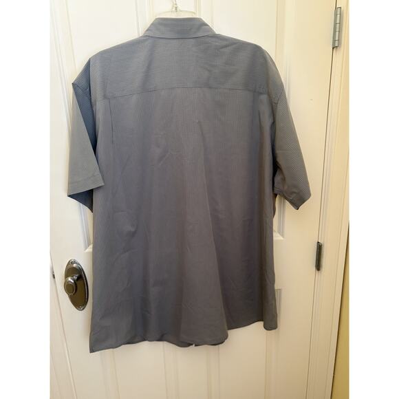 Carhartt Shirt Mens 3XL Grey Check Short Sleeve Force Relaxed Fit Work Outdoors - Picture 4 of 4